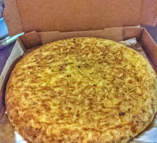 Tortilla casera para llevar